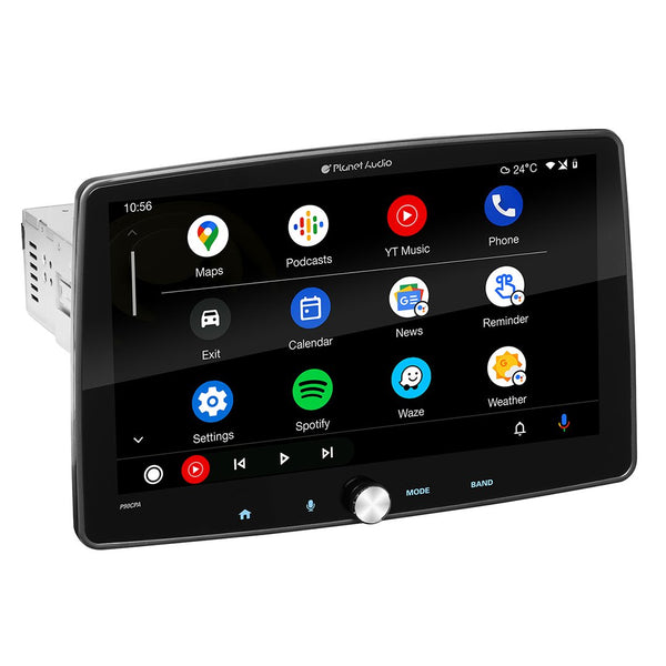 Planet Audio 10.1″ Swivel Touchscreen w/ Bluetooth, Apple CarPlay & Android Auto