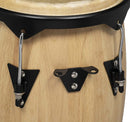 Latin Percussion City Series 10" & 11" Conga Set w/ Double Stand - Natural Gloss