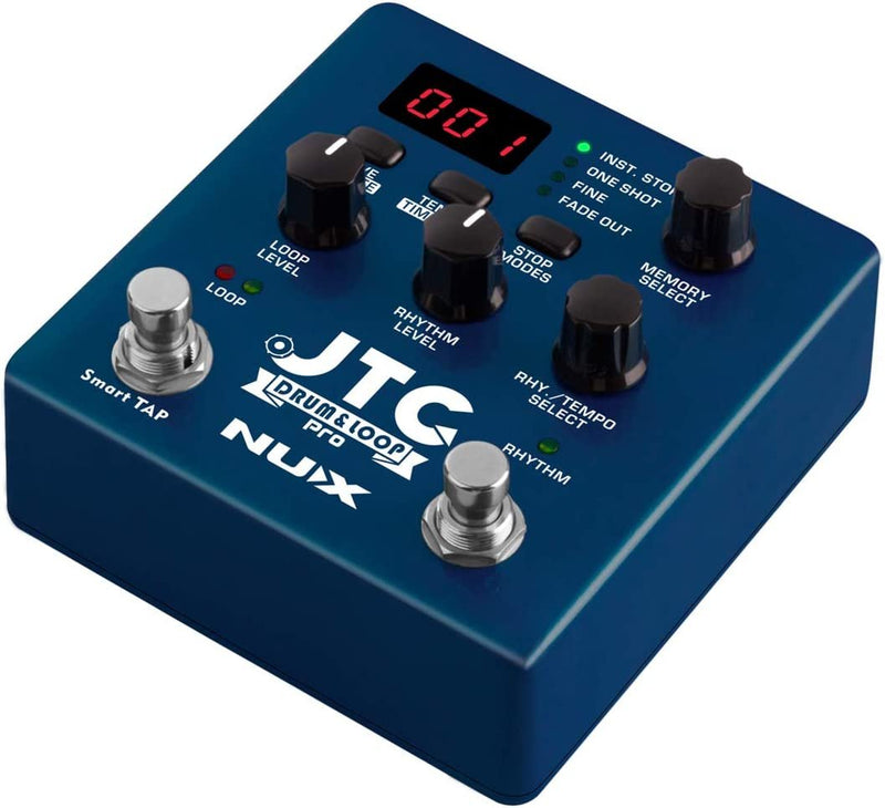 NUX JTC PRO Drum Dual Switch Looper Pedal w/ 6 Hours Recording Time