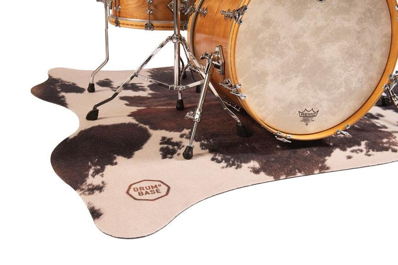 Drum N Base 6' X 5.25' “Clara” Vegan Cow Drum Rug - VGN CBLW