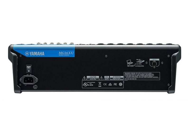Yamaha MG16XU 16-Channel Mixer with USB and Effects