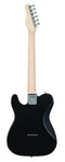 Michael Kelly Triple 50 Electric Guitar - Gloss Black - MKT5SGBMRO