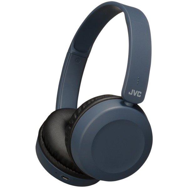 JVC Foldable Bluetooth® On-Ear Headphones (Slate Blue) - HAS31BTA