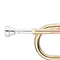 Stagg Bb Trumpet - ML-Bore Leadpipe in Gold Brass w/ Soft Case